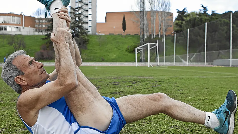 Manuel Alonso es el campeón del Mundo de Veteranos en 1500 metros, en su categoría de mayores de 75 a 80
