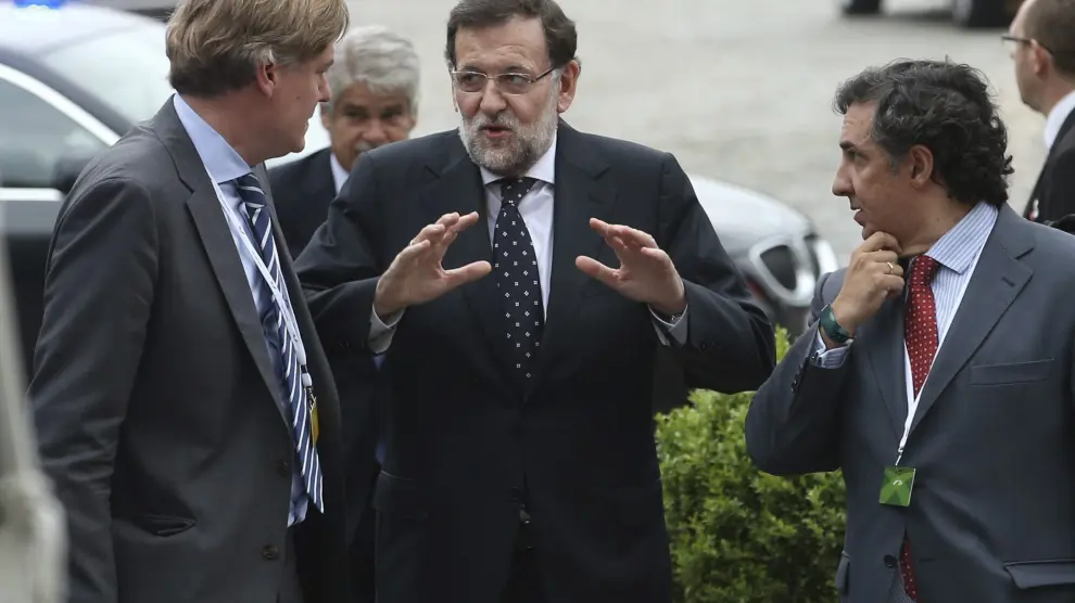 Rajoy a su llegada a Bruselas