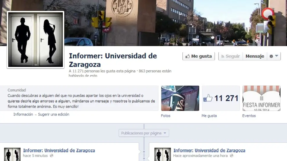 Solo el Informer de la Universidad de Zaragoza cuenta con más de 11.200 seguidores