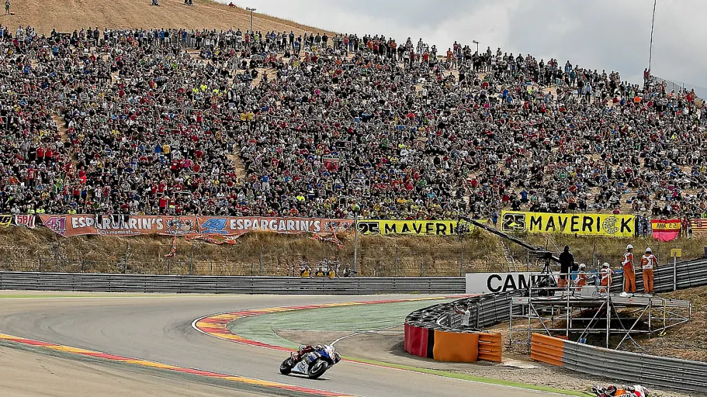 El gran premio Aragón de Moto GP de 2013 arrojó unas pérdidas de 5,6 millones de euros.