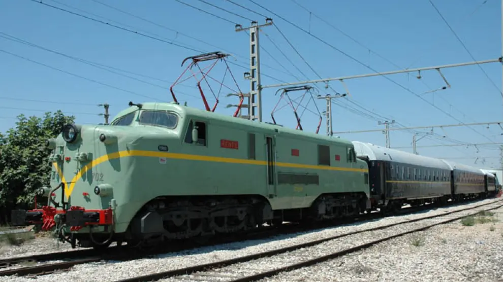 El histórico tren azul volverá a llegar hasta Calatayud