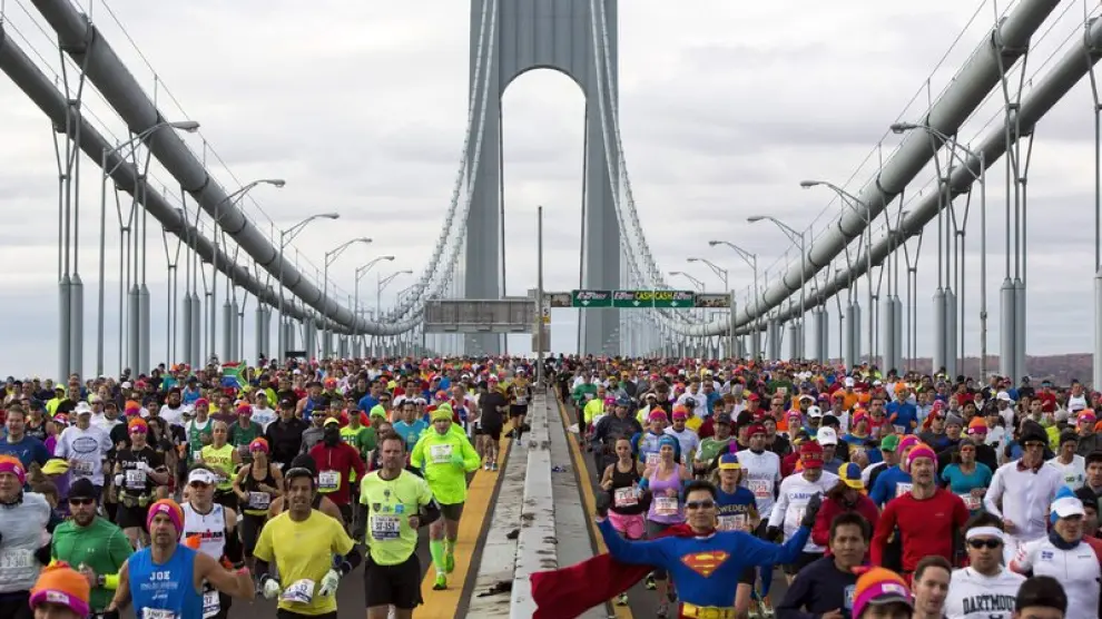 Una imagen del maratón de Nueva York