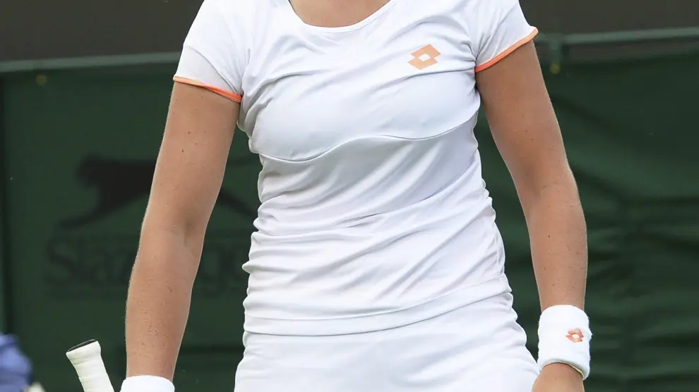 Tita Torró, en Wimbledon tras ser eliminada en primera ronda