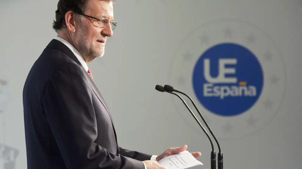 Rueda de prensa de Rajoy en Bruselas