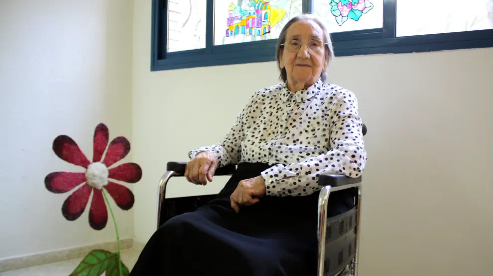 Filomena no pierde el humor a sus 104 años de edad