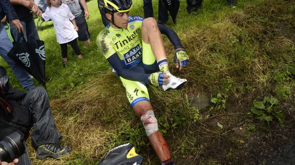 El ciclista se lesionó por una caída en el pasado Tour de Francia