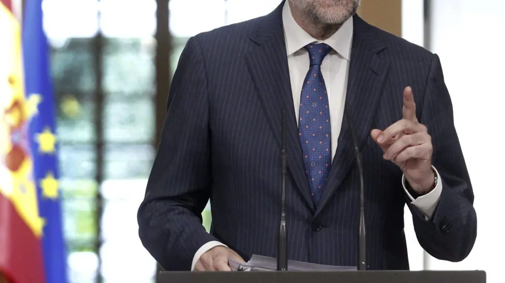 Rajoy en su comparecencia