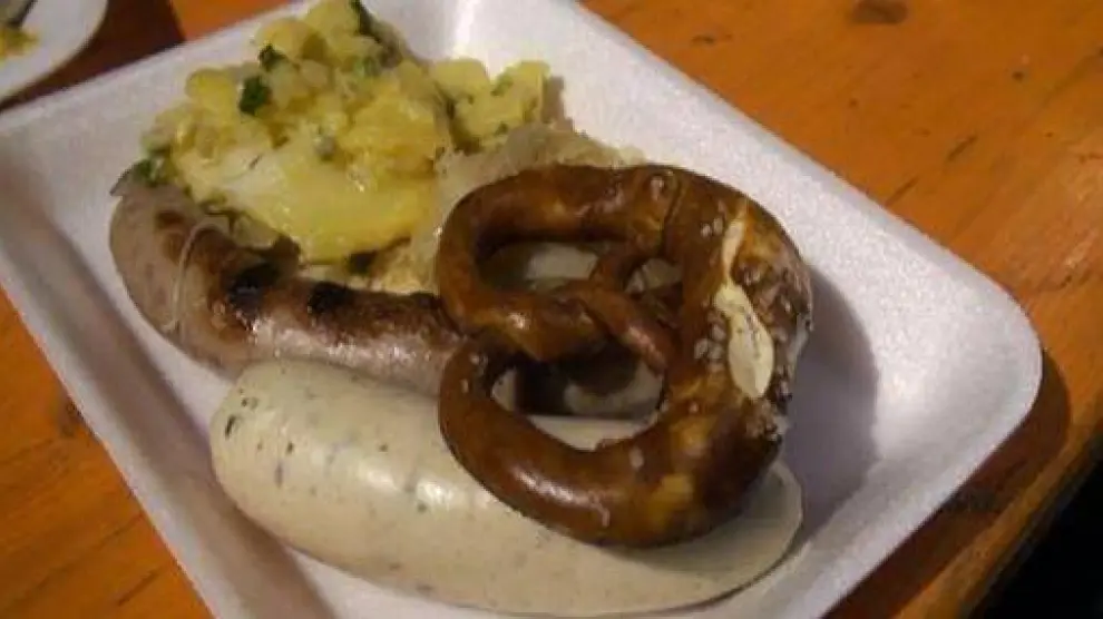Salchichas alemanas que podrán degustarse en Biescas