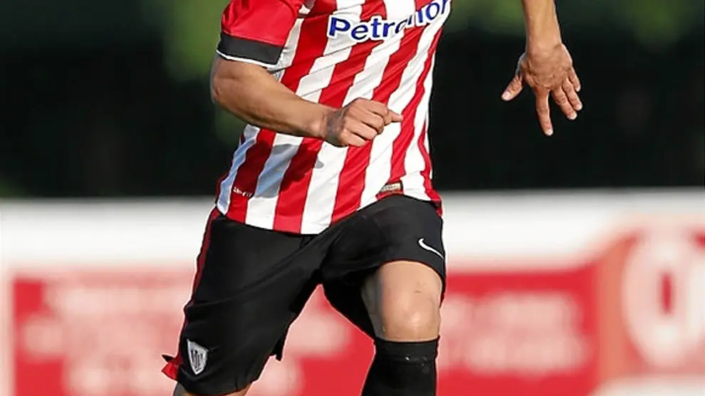 Ruiz de Galarreta, en un partido de este verano con el Athletic.