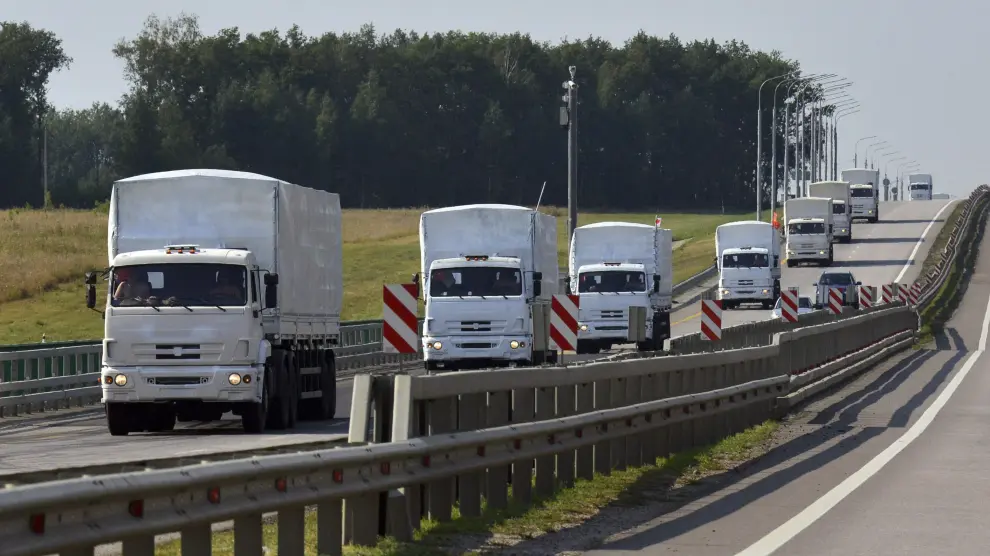 Ucrania acepta recibir un convoy humanitario ruso para la zona del conflicto