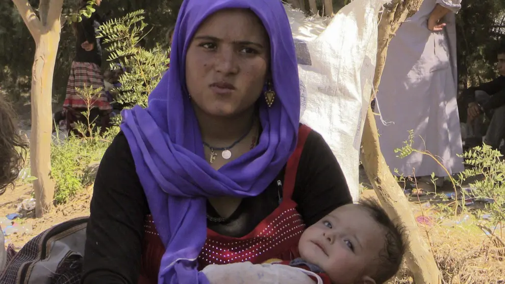 Miles de desplazados iraquíes se enfrentan a la sed y el hambre en el Kurdistán iraquí