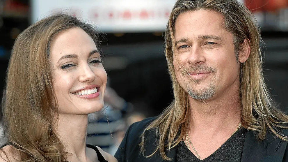 Angelina Jolie y Brad Pitt, juntos en una presentación el año pasado.