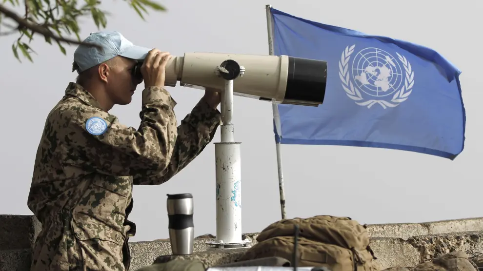Las tropas de la ONU se mantienen vigilantes en la zona