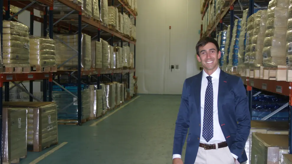 Andrés Maldonado, de Millán Vicente, empresa que exporta quesos a Australia, Japón o Kuwait