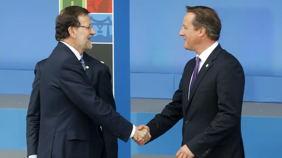 Mariano Rajoy es recibido en la cumbre de la OTAN