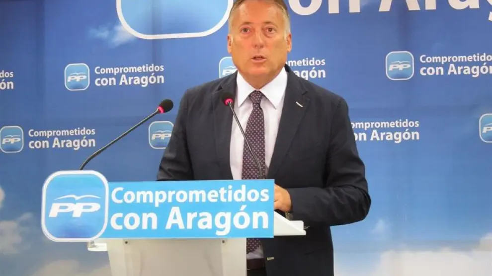 El secretario general de los populares aragoneses, Octavio López.