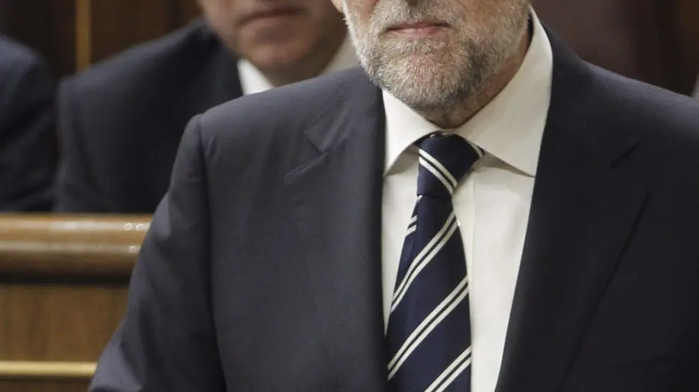 Mariano Rajoy, en la sesión de control de este miércoles