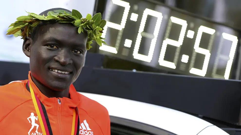 Kimetto, récord del mundo en el Maratón de Berlín