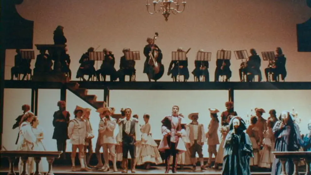 Un momento de la representación de 'Don Giovanni', de Ópera 2001
