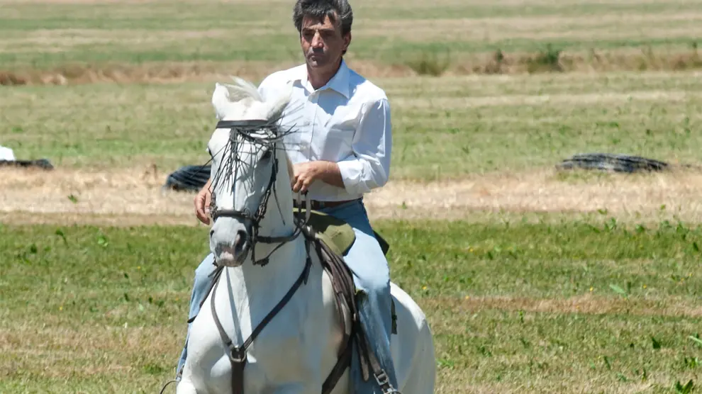 Victorino Martín, un apasionado de los caballos.
