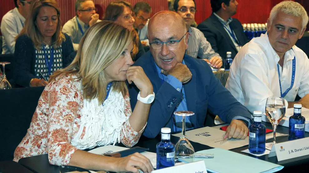 Josep Antoni Duran Lleida este domingo en el Consejo extraordinario