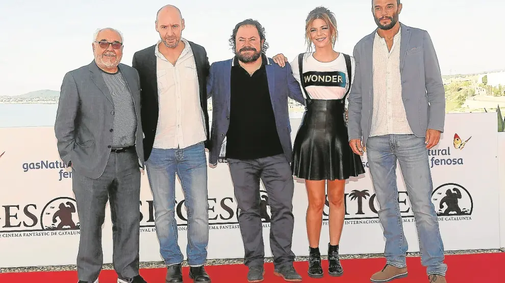 Jaume Balagueró, Julio Fernández, Ismael Fritschi, Manuela Velasco y Paco Manzanedo.