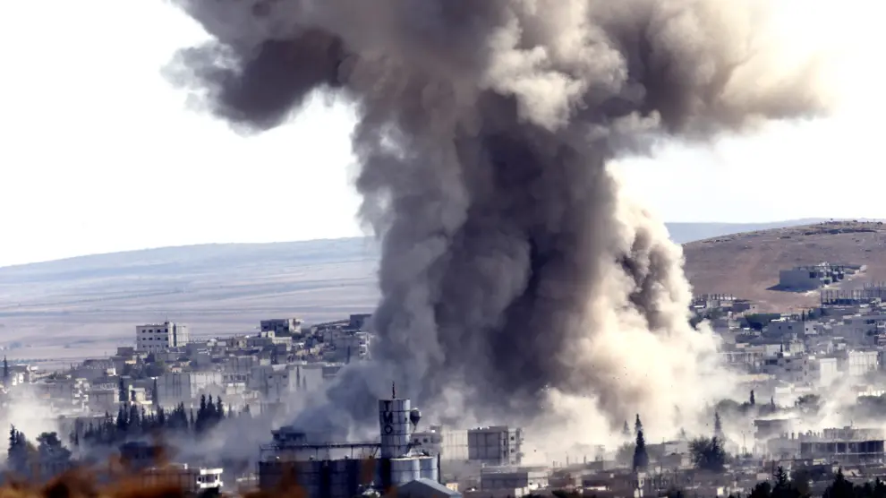 La ciudad de Kobani continúa resistiendo