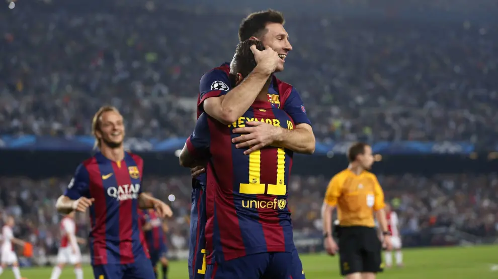 Messi y Neymar comandaron la victoria dirigiendo al Barça