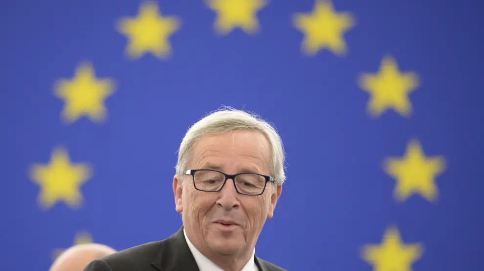 Juncker en la sesión de este miércoles