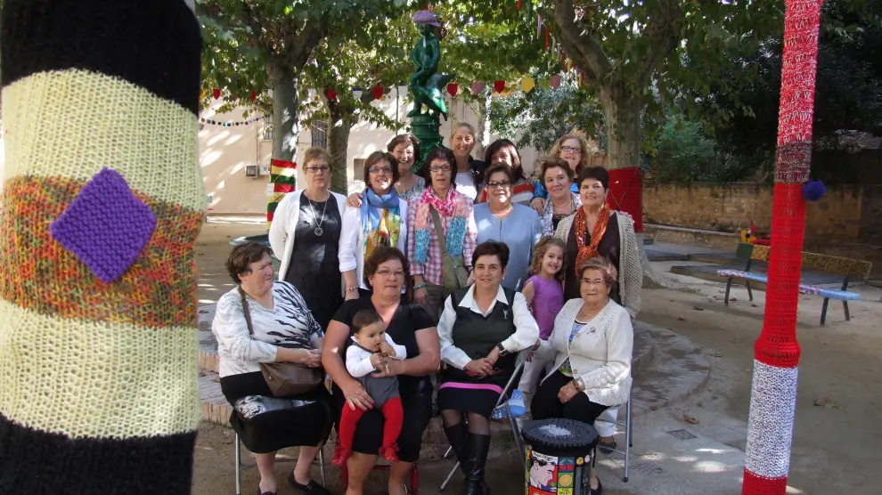 'Urban knitting' en Tarazona