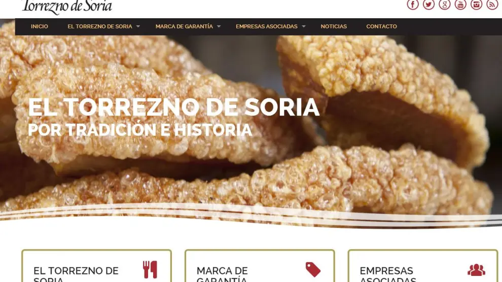 Nueva web de 'Torrezno de Soria'