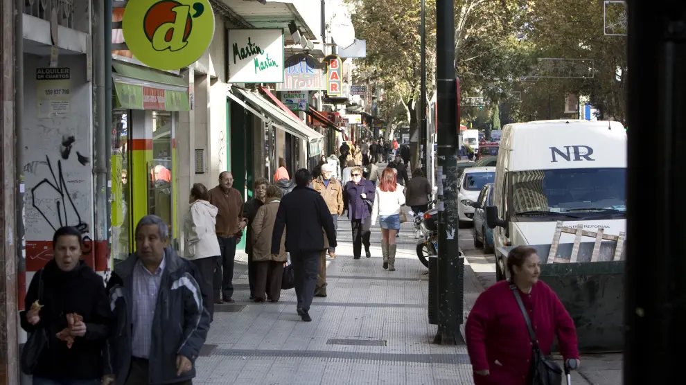 Imagen de archivo de la calle Sobrarbe, en el Arrabal
