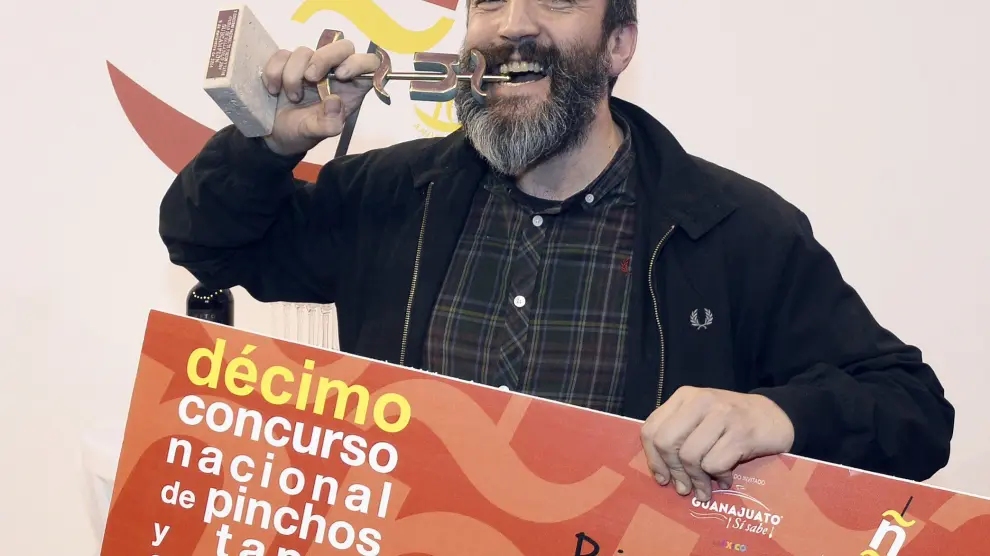 El alavés Iñaki Rodrigo Rojas del restaurante Punk Buch de Madrid, ganador del certamen.