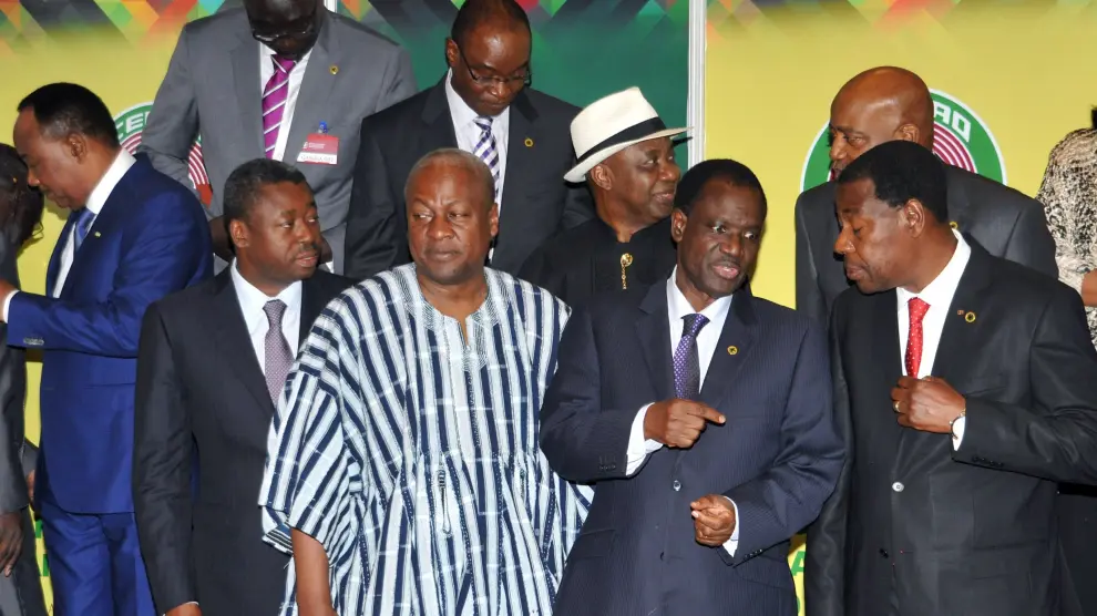 Una imagen de la cumbre de líderes africanos