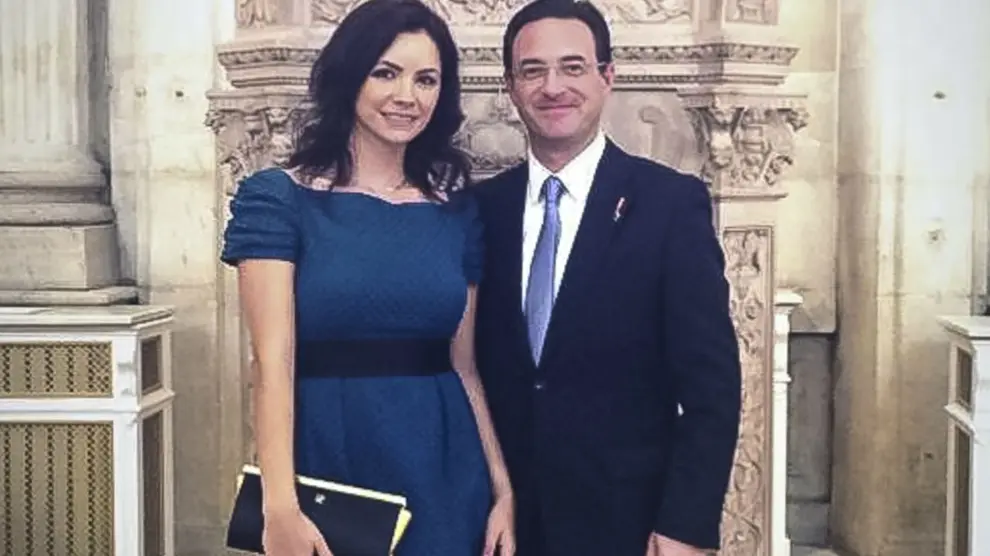 Carlos Muñoz y Olga María Henao, en una imagen colgada en Twitter