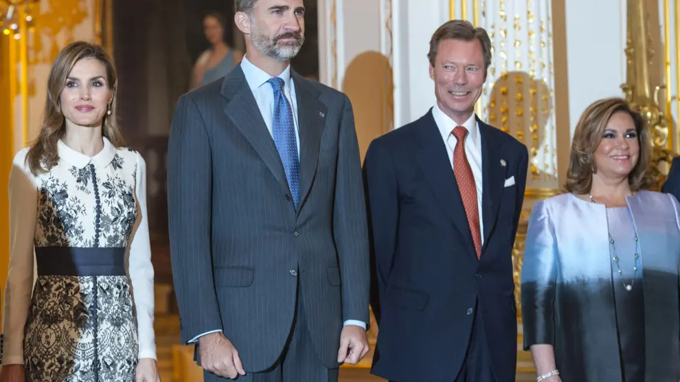 Reyes de España en su visita a Luxemburgo