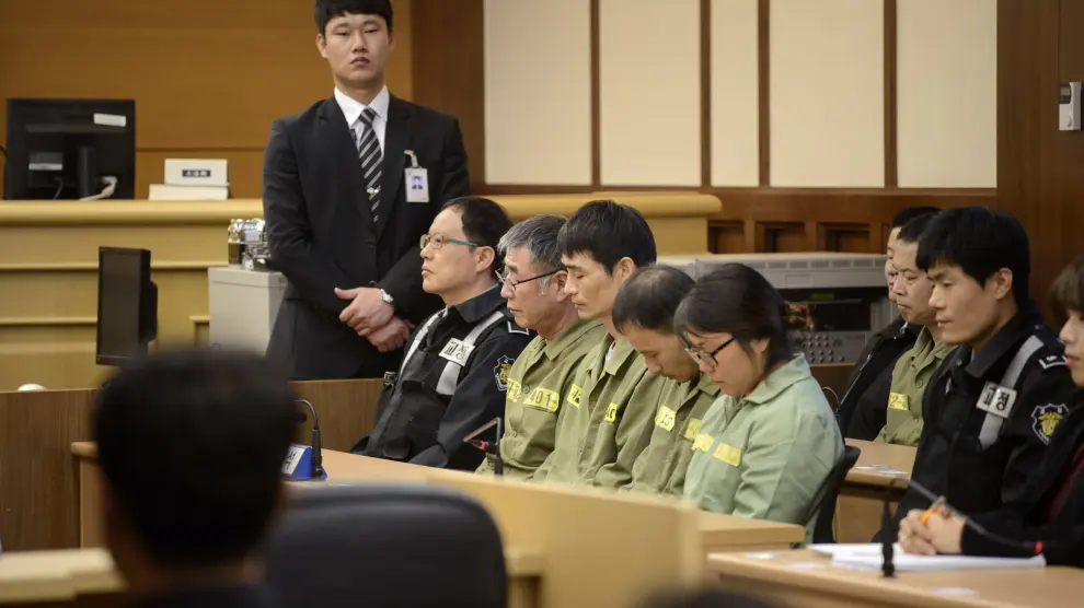 El capitán del Sewol, tercero, fue condenado a 36 años de cárcel