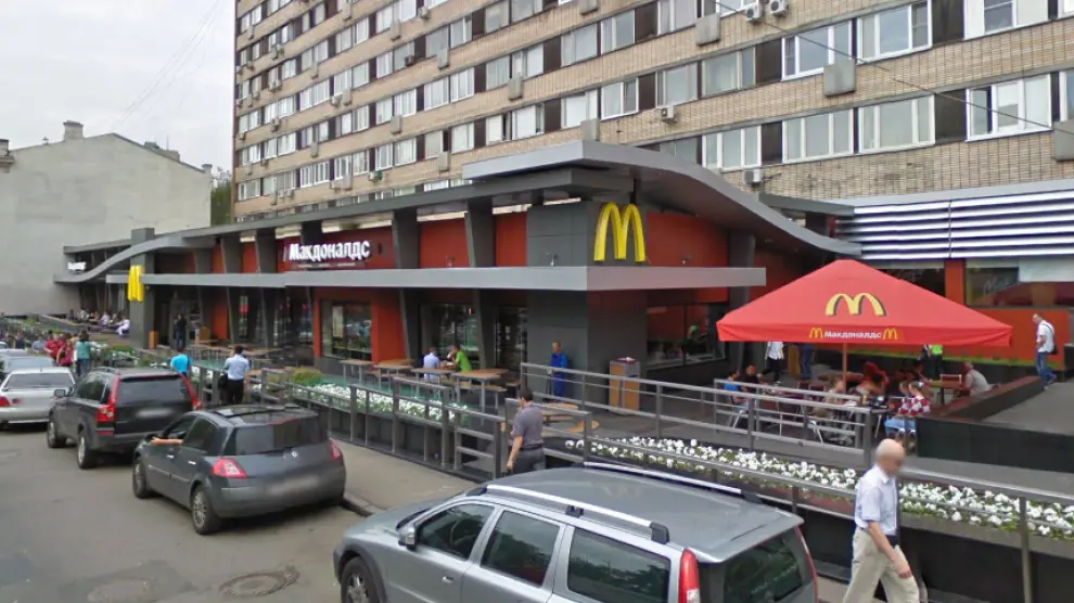 Restaurante de la cadena McDonald's en la plaza Púshkinskaya de Moscú