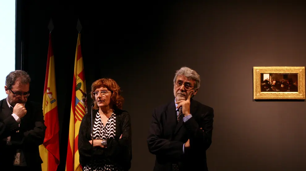 Presentación del cuadro en el Museo de Zaragoza