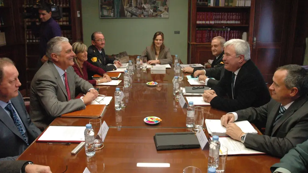 Reunión de la Junta de Seguridad de Aragón
