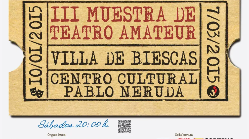 La III Edición de Teatro Amateur de Biescas empezará el 10 de enero
