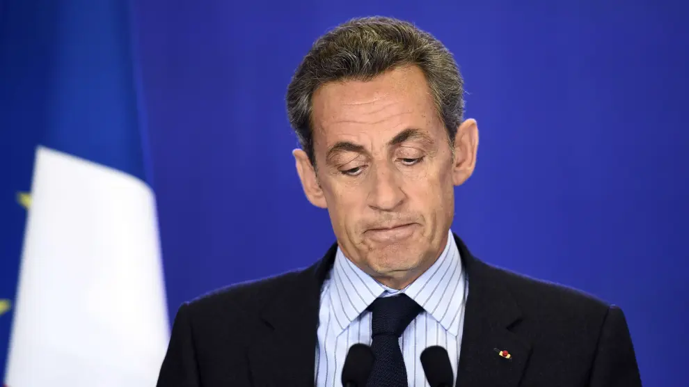Sarkozy en un discurso dado este miércoles en París