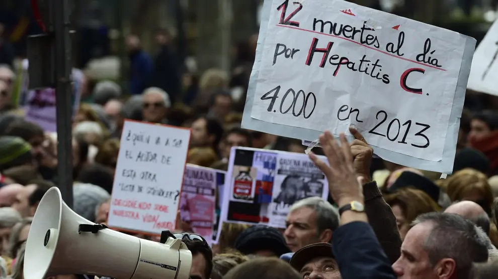 Imagen de una protesta en el hospital 12 de Octubre de Madrid.