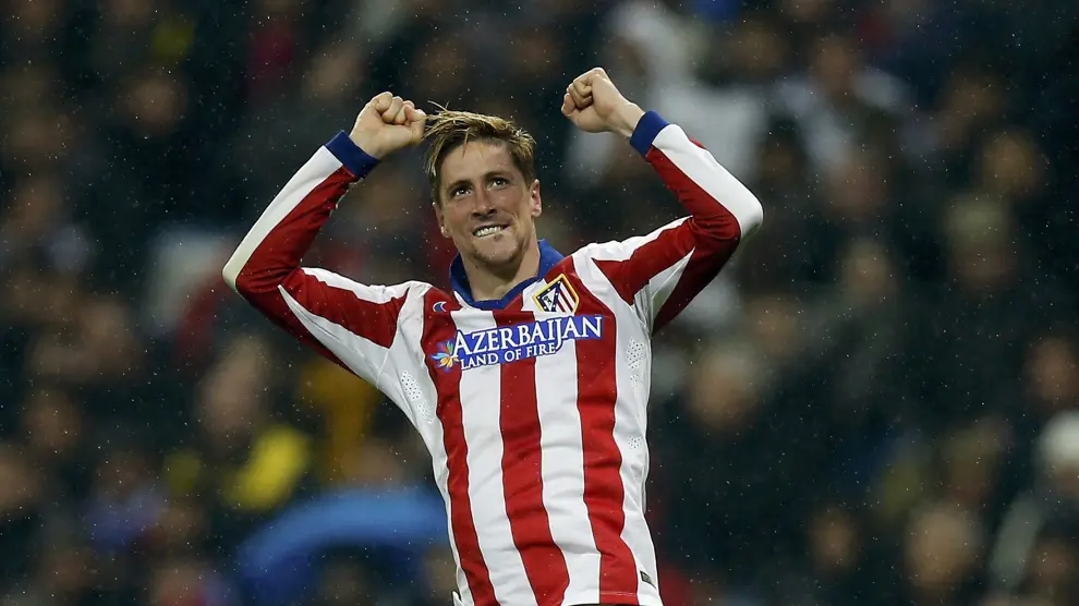 Fernando Torres celebra un gol
