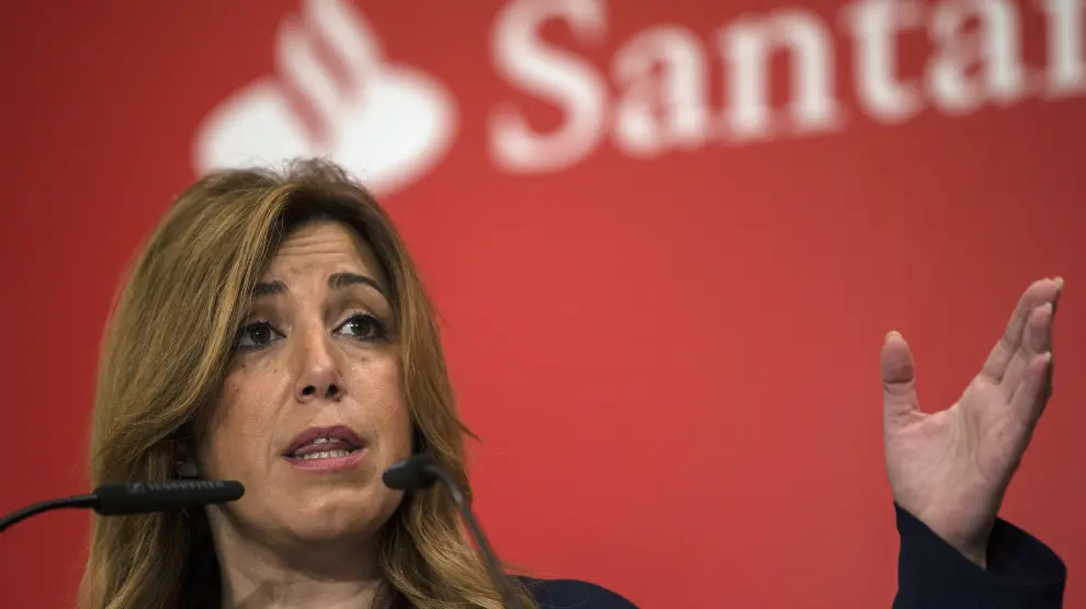 La presidenta de la Junta de Andalucía, Susana Díaz,