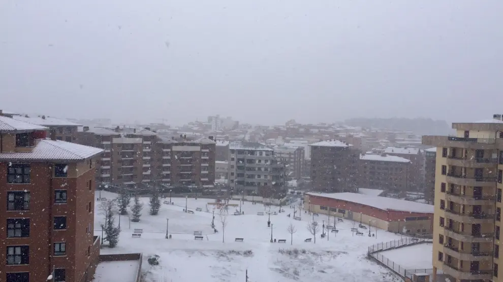 Vuelve a nevar en Soria