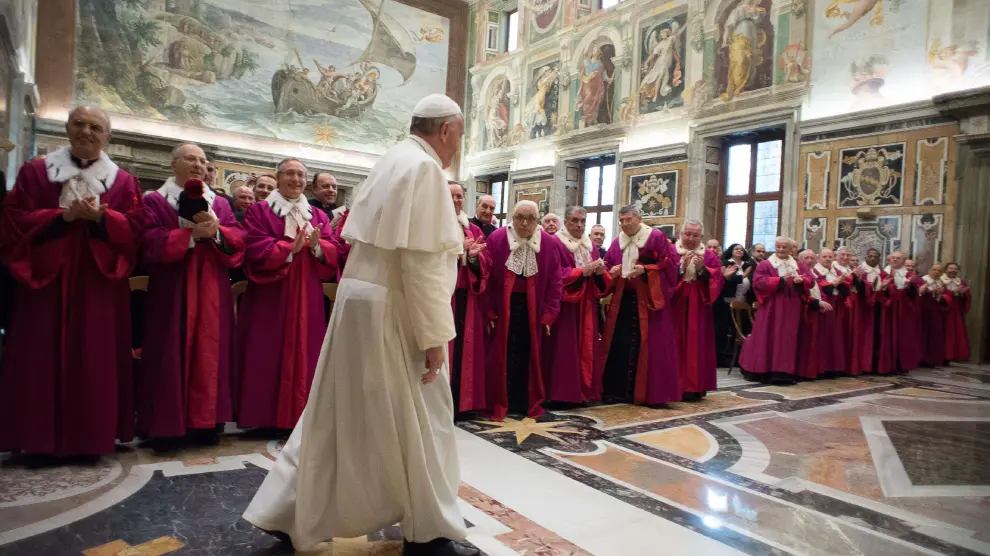 El Papa recibe en audiencia a prelados del Tribunal de la Rota