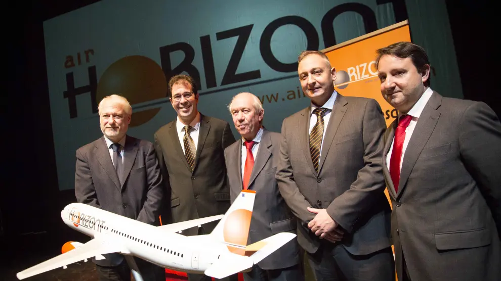 Acto de presentación de la nueva aerolínea Air Horizont.
