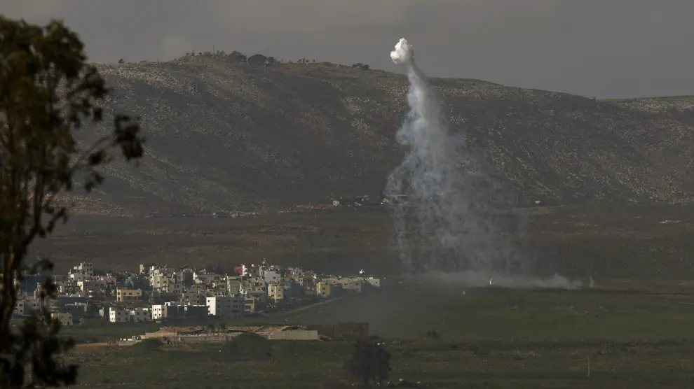 Israel lanzó varios cohetes en la zona