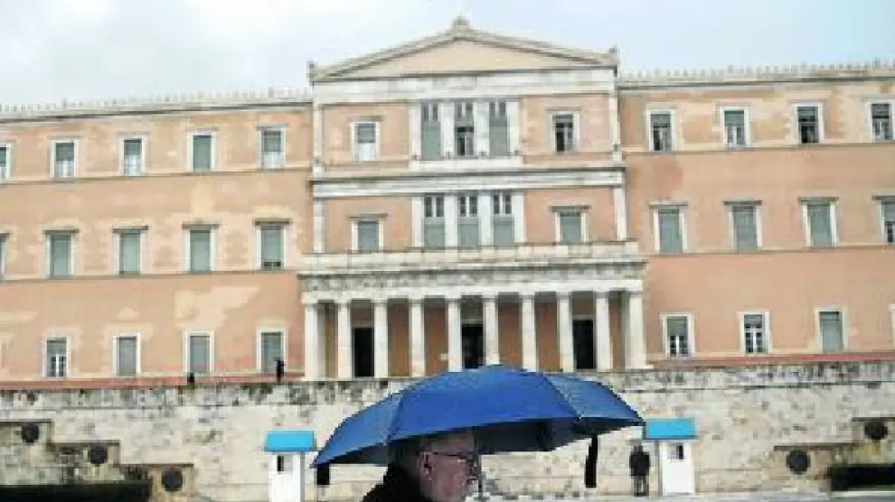 Sede del parlamento griego, en Atenas.